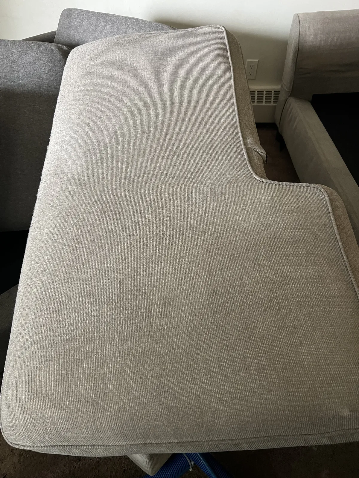 Sofa Steam Cleaning – Before & After — after cleaning